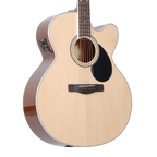 GJ-100SCE/NS GUITARRA ELECTRO-ACÚSTICA CON CORTE Y ECUALIZADOR FISHMAN ISYS T SERIE G
