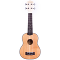 KU-SCFM-S UKELELE SOPRANO TAPA SOLIDA DE CEDRO AROS Y FONDO DE MAPLE FLAMEADO CON FUNDA