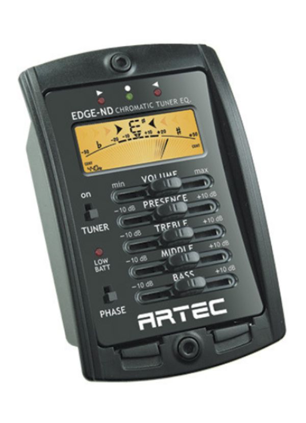 EDGE-ND ECUALIZADOR 4 BANDAS CON AFINADOR DIGITAL CROMÁTICO, DISPLAY COLOR NARANJA Y SWITCH PHASE