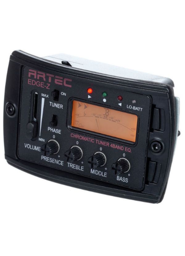 EDGE-Z ECUALIZADOR 4 BANDAS CON AFINADOR DIGITAL CROMÁTICO, DISPLAY COLOR NARANJA Y SWITCH DE PHASE