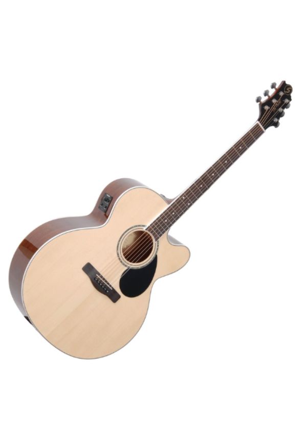 GJ-100SCE/NS GUITARRA ELECTRO-ACÚSTICA CON CORTE Y ECUALIZADOR FISHMAN ISYS T SERIE G