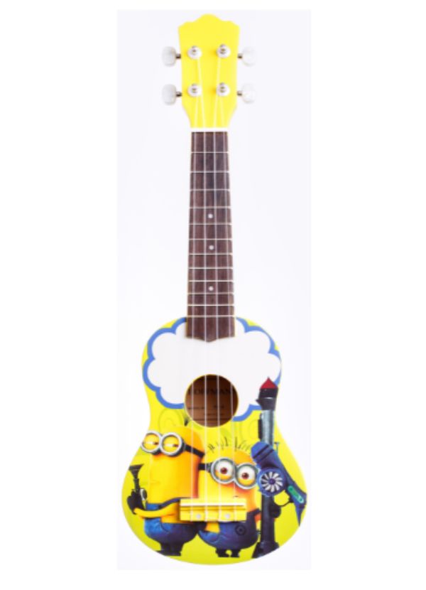 KU-9 UKELELE SOPRANO CON FUNDA MINIONS