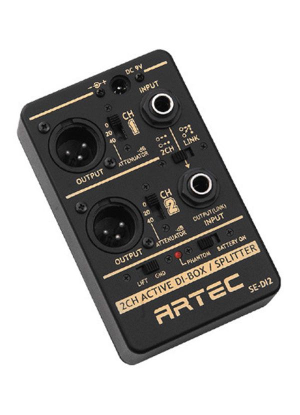 SE-DI2 CAJA DIRECTA: 2CH ACTIVE DI-BOX/ SPLITTER