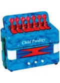 CX-A019 ACORDEÓN APARA NIÑOS 2 BAJOS 7 BOTONES COLOR AZUL