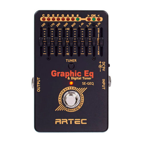 SE-GEQ ECUALIZADOR, AFINADOR: GRAPHIC EQ WITH DIGITAL TUNER