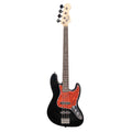 YJB-20P P2 BK BAJO ELÉCTRICO 4 CUERDAS JAZZ BASS BLACK CON PICKGUARD NACARADO BLANCO