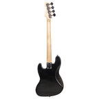 YJB-20P P2 BK BAJO ELÉCTRICO 4 CUERDAS JAZZ BASS BLACK CON PICKGUARD NACARADO BLANCO