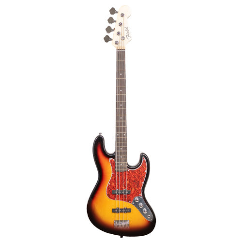 YJB-20P P2 3TS BAJO ELÉCTRICO 4 CUERDAS JAZZ BASS CON PICKGUARD NACARADO BLANCO