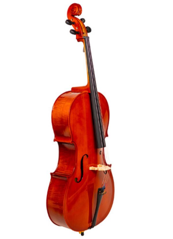 CELLO FLAME 4/4 CELLO DE 4/4 CON FONDO DE MAPLE FLAMEADO