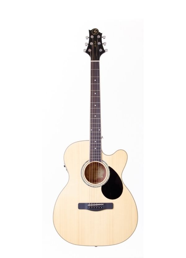 GOM-100SCE NS GUITARRA ELECTRO-ACÚSTICA CON CORTE Y ECUALIZADOR FISHMAN ISYS T
