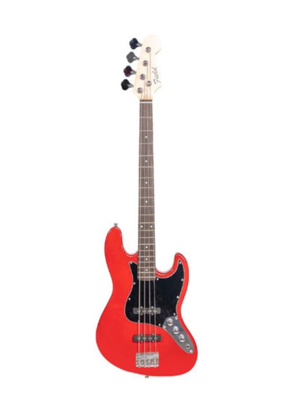 YJB-20P P2 MRD BAJO ELÉCTRICO 4 CUERDAS JAZZ BASS CON PICKGUARD NACARADO BLANCO