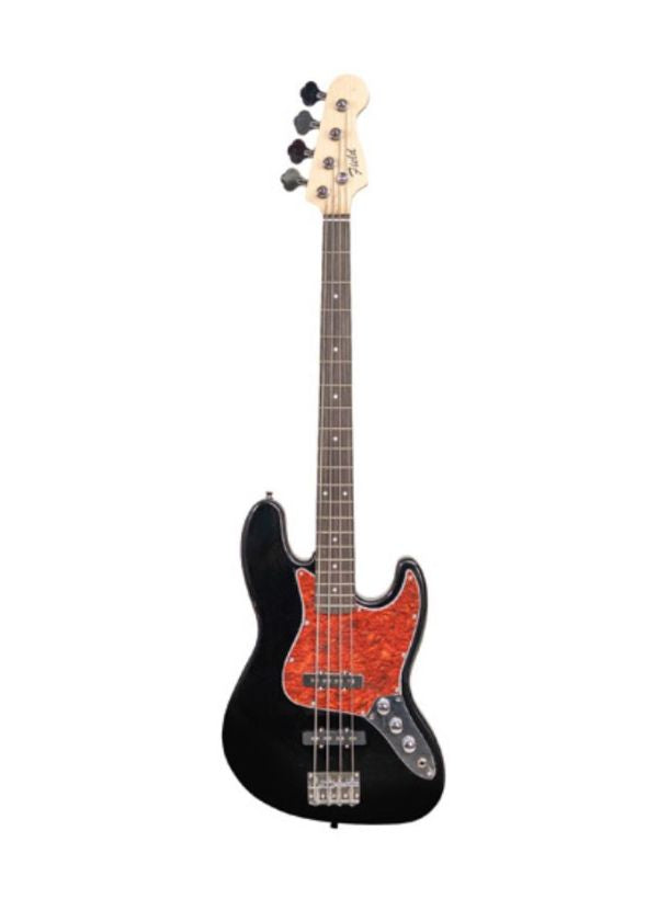 YJB-20P P2 BK BAJO ELÉCTRICO 4 CUERDAS JAZZ BASS BLACK CON PICKGUARD NACARADO BLANCO