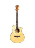 YWAG-109SW EC GUITARRA ACÚSTICA CON TAPA MACIZA DE SPRUCE. CON ECUALIZADOR ARTEC CEQ4