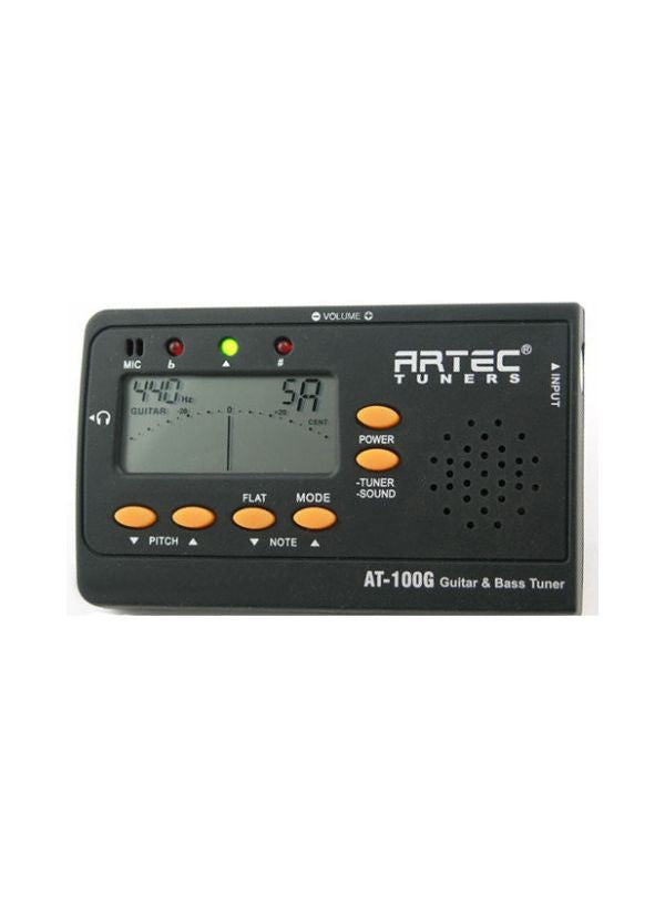 AT-100G AFINADOR DE GUITARRA Y BAJO
