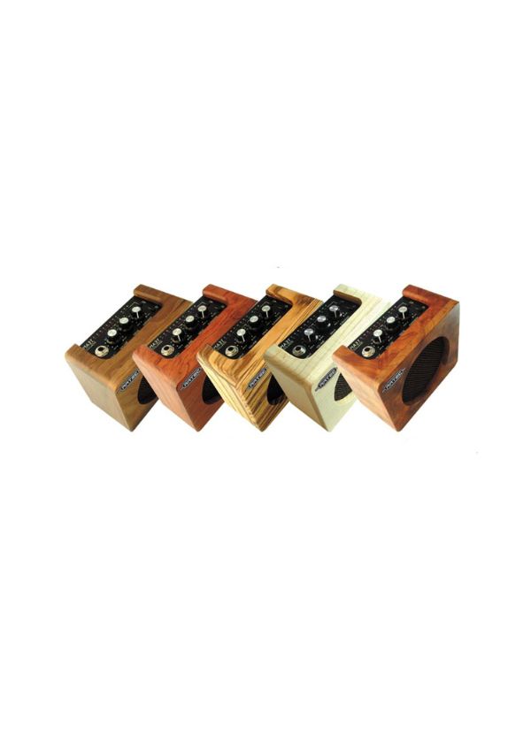 AA3TW MINI AMPLIFICADOR DE MADERA SÓLIDA PARA INSTRUMENTOS ACÚSTICOS 5 WATT