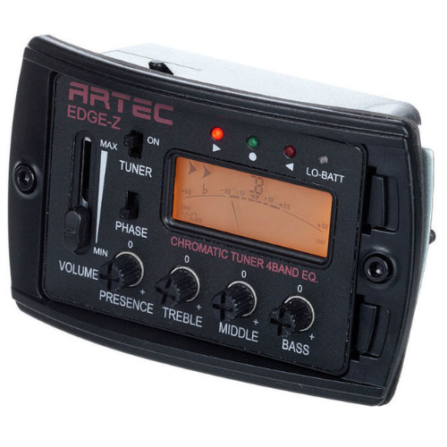 EDGE-Z ECUALIZADOR 4 BANDAS CON AFINADOR DIGITAL CROMÁTICO, DISPLAY COLOR NARANJA Y SWITCH DE PHASE