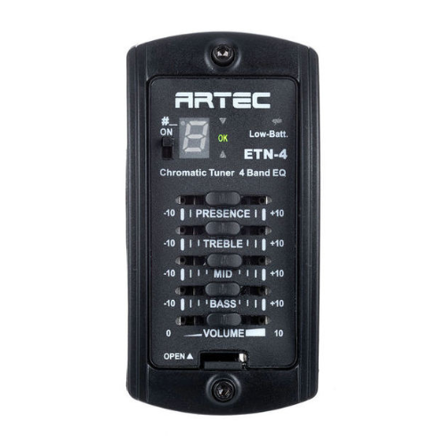 ETN-4 ECUALIZADOR ACTIVO 4 BANDAS CON AFINADOR DIGITAL CROMÁTICO