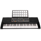 YWKB-906 TECLADO 61 TECLAS, SENSITIVO CON PUERTO USB Y MIDI. INCLUYE FUENTE.