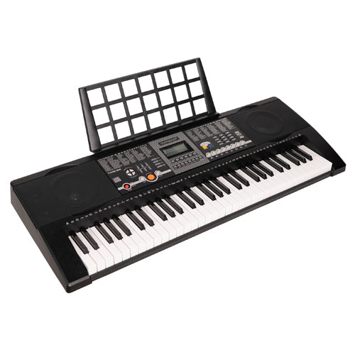 YWKB-906 TECLADO 61 TECLAS, SENSITIVO CON PUERTO USB Y MIDI. INCLUYE FUENTE.