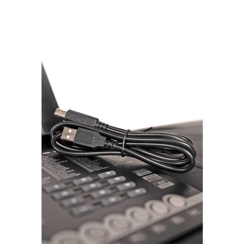 YWKB-906 TECLADO 61 TECLAS, SENSITIVO CON PUERTO USB Y MIDI. INCLUYE FUENTE.