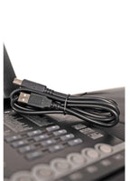 YWKB-906 TECLADO 61 TECLAS, SENSITIVO CON PUERTO USB Y MIDI. INCLUYE FUENTE.
